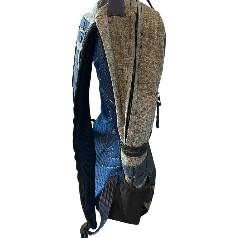 Legend of Zelda Hylian Crest Backpack Blue Gray Official Style Bag